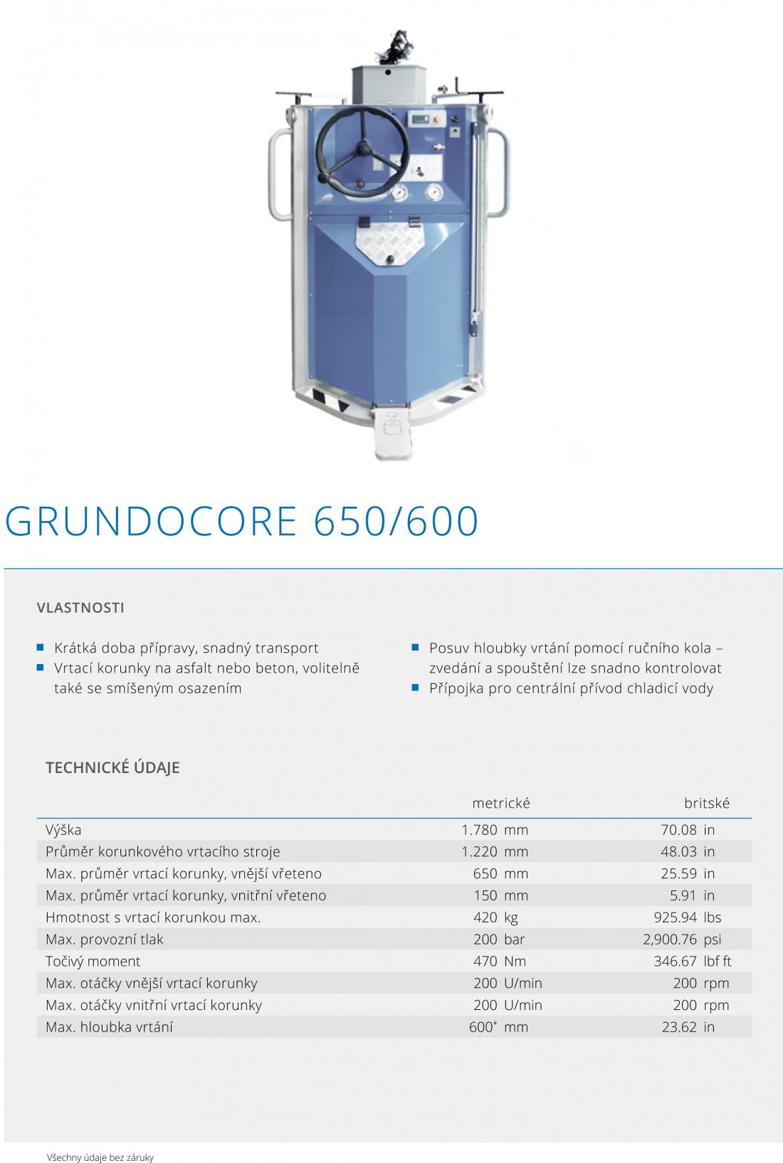 GRUNDOCORE 650/600